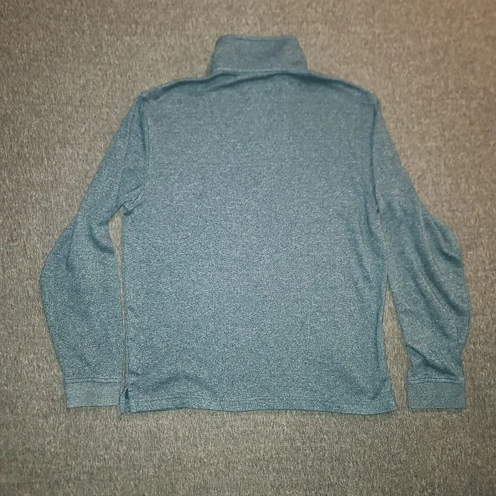 Van Heusen Flex Quarter Zip Mens Size Small‎ Sweater Pullover Blue